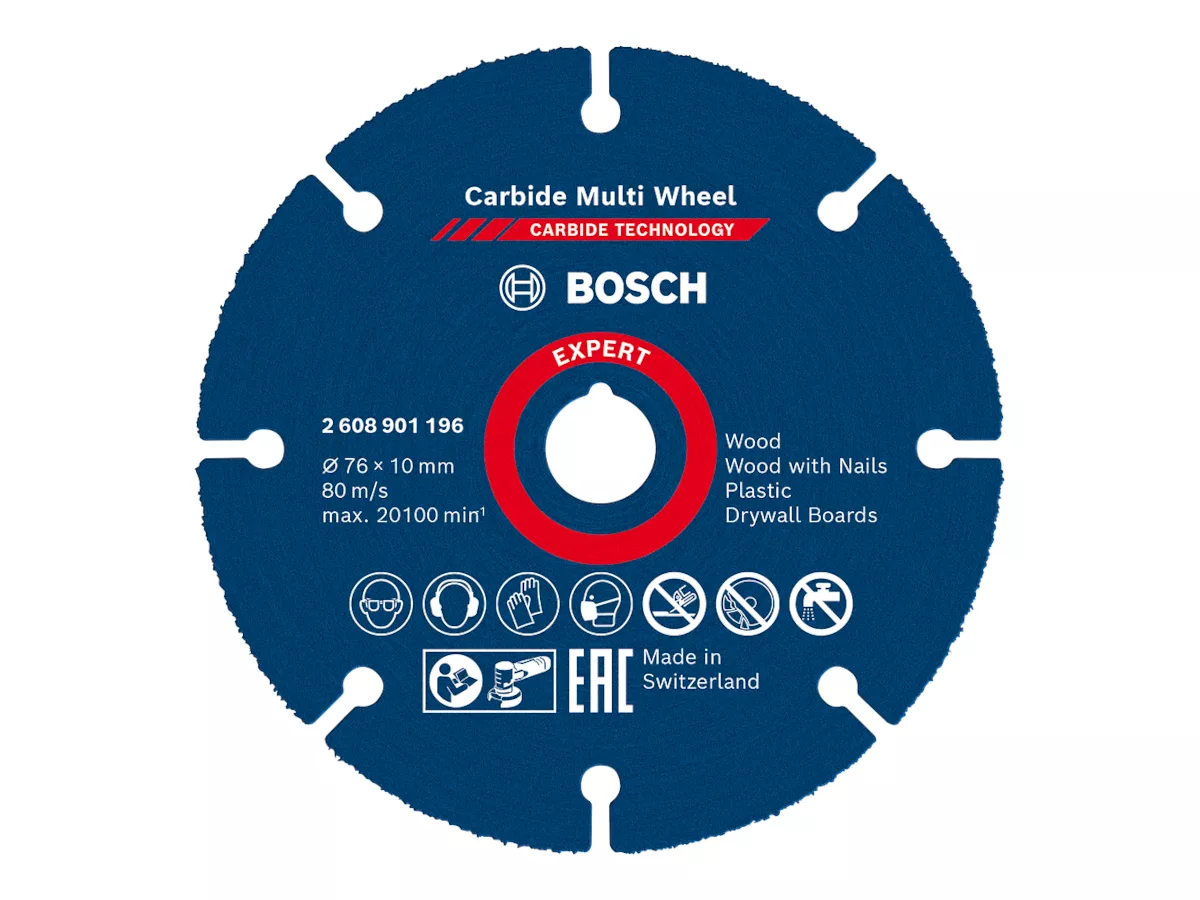 disque à tronçonner EXPERT Carbide Multi Wheel 76mm BOSCH